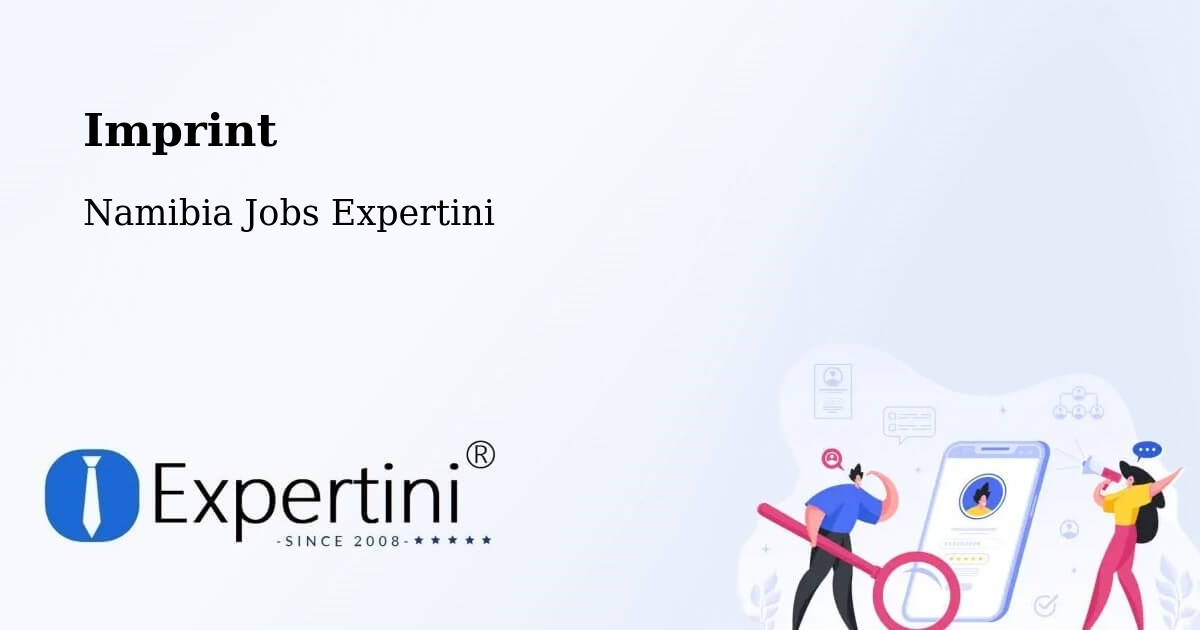 Imprint – Arandis - Namibia Jobs Expertini