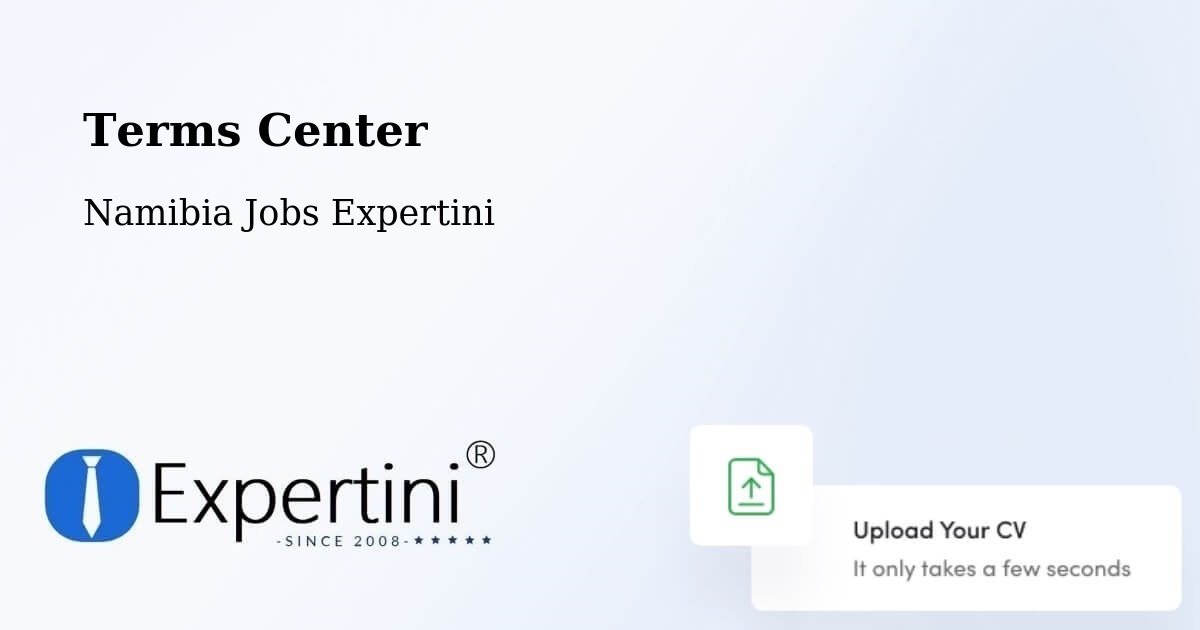 Terms of Service – Arandis - Namibia Jobs Expertini